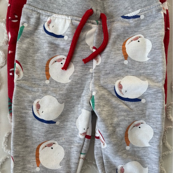 Primark Red and Gray Snowman Pajama Pants - Picture 2 of 7